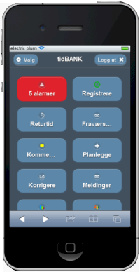 Terminal mobil iPhone tidBANK