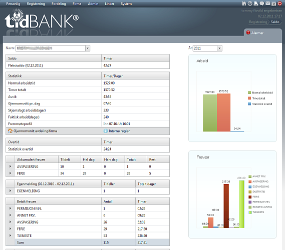 personal time balance bank