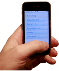tidBANK mobil tidsregistrering timerapportering